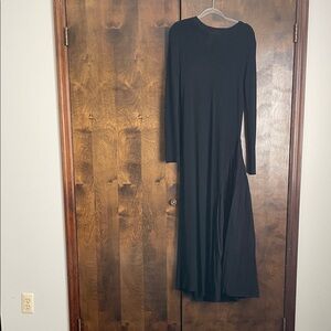 Zara Elegant Black Maxi Dress